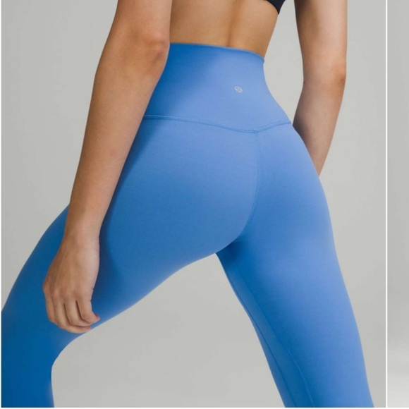 Lululemon Align High-Rise Crop 23" Blue Nile Plus Size 20 Comfy Soft - Picture 5 of 11